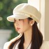 Autumn hat female alphabet octagonal hat retro newsboy hat casual cap