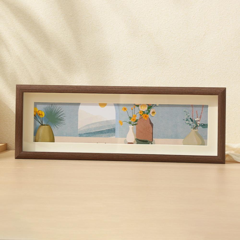 Holz Display Fotorahmen Minimalistischer Fotorahmen Modisches Holz Foto Rack Zuhause