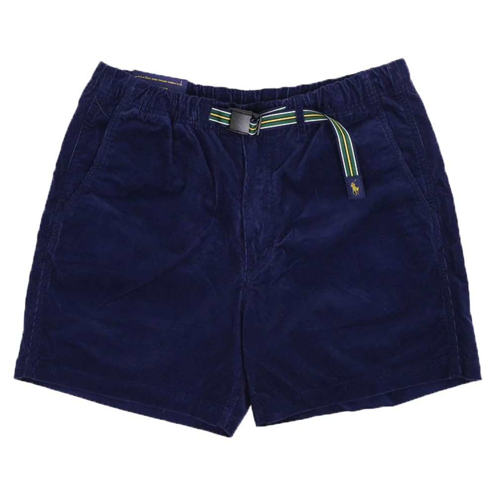 

POLO Ralph Lauren Классический крой Вельветовые шорты Easy Size темно-синие мужские, XL, (Код продукта 0106619)