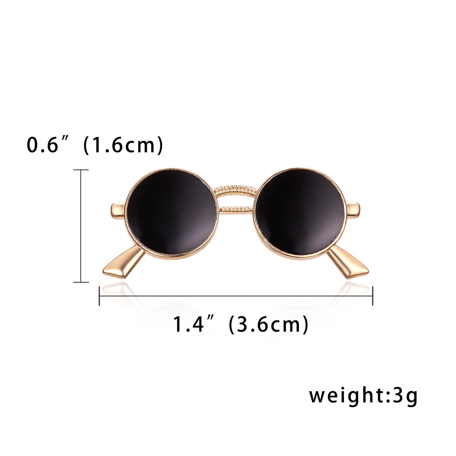 

Rinhoo Vintage Simple Cute Plane Shape Brooches For Women Men Metal Airplane Badge Button Butterfly Sunglasses Pin lagge Jewelry