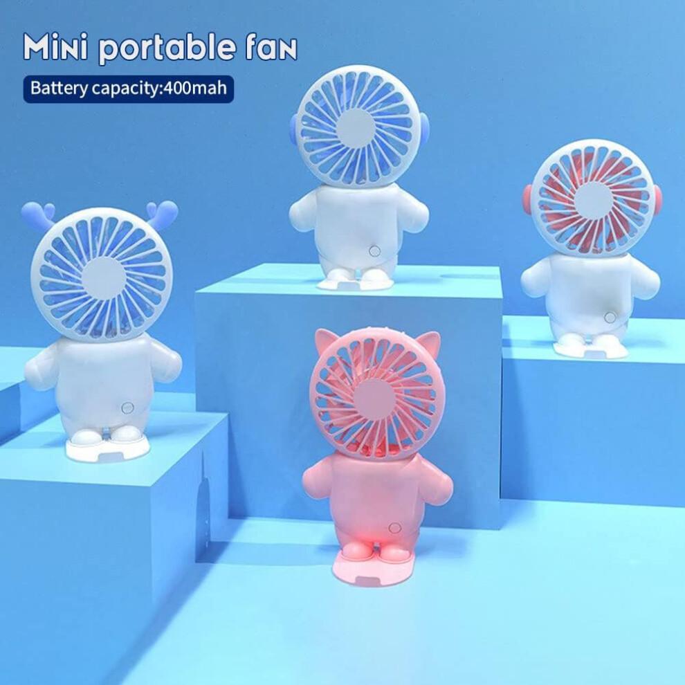 Usb Rechargeable Mini Fan 3 Speed Handheld Fan Desktop Usb Silent Electric Fan With Usb Charging Cable For Outdoor Fans(Onecolor)