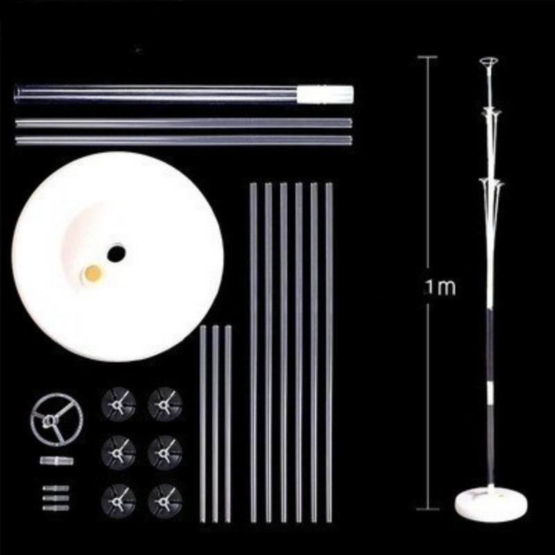 Birthday Party Transparent Floating Bracket Dining Table Decoration Table Floating Balloon Column Road Guide Base