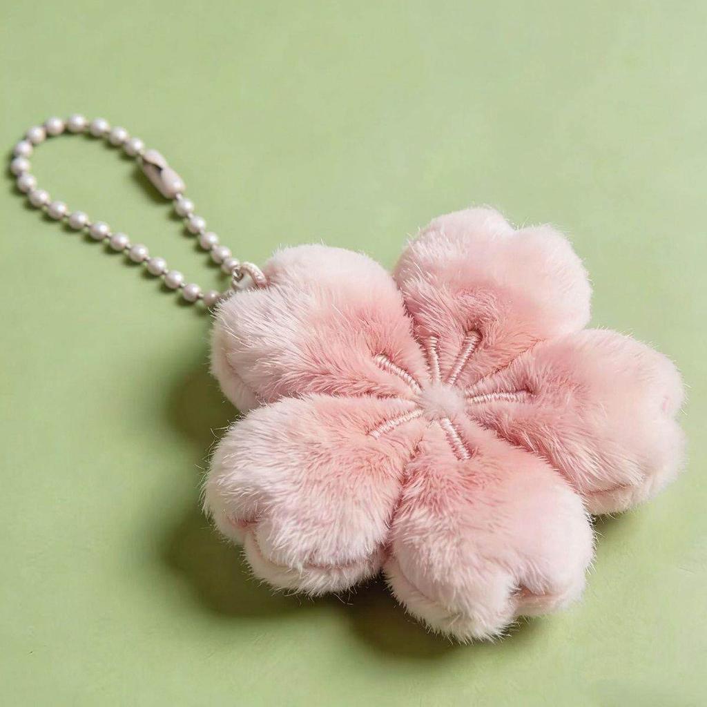 1-5pcs Plush Sakura Doll Keychain Bag Pendant Healing Series Cute Keychain Girlfriend Gift
