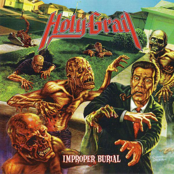 

CD HOLY GRAIL - Improper Burial none HG Records 2009 US Rock Used