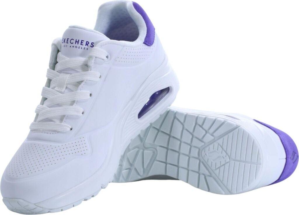 Skechers Uno - Pop Back Женские кроссовки белого/фиолетового цвета
