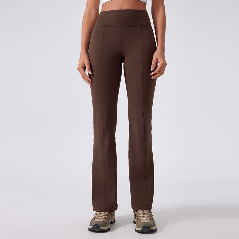 

Original Micro-Pull Yoga Pants Outer Wear Pocket Tight Trumpet pants Quick-Drying Blazer Fitness Pants Women Buttock Lifting Espresso S/4 (Recommendation 42.50 kg-50.00 kg