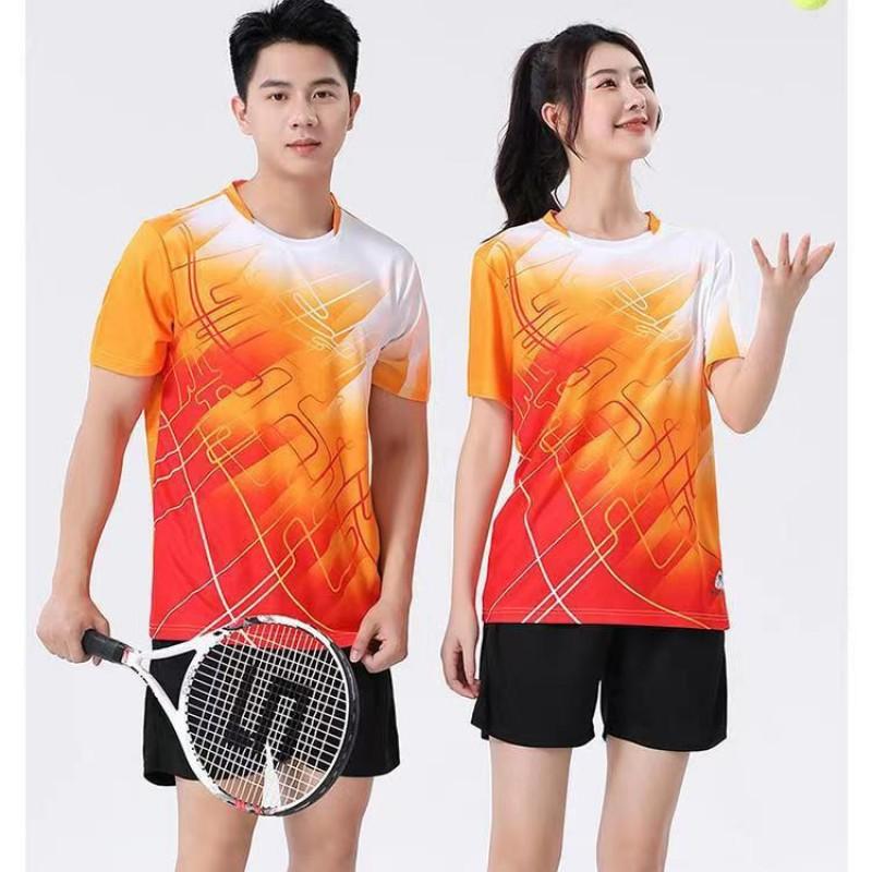 Kids Adult Badminton Tennis Volleyball Training Set Quick Dry Breathable Sport Wear Unisex Athletic Outfit