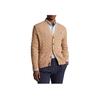 Polo Ralph Lauren Solid Color V-Neck Casual Long Sleeve Knit Sweater Men sweater Camel MNPOSWE16821786-200