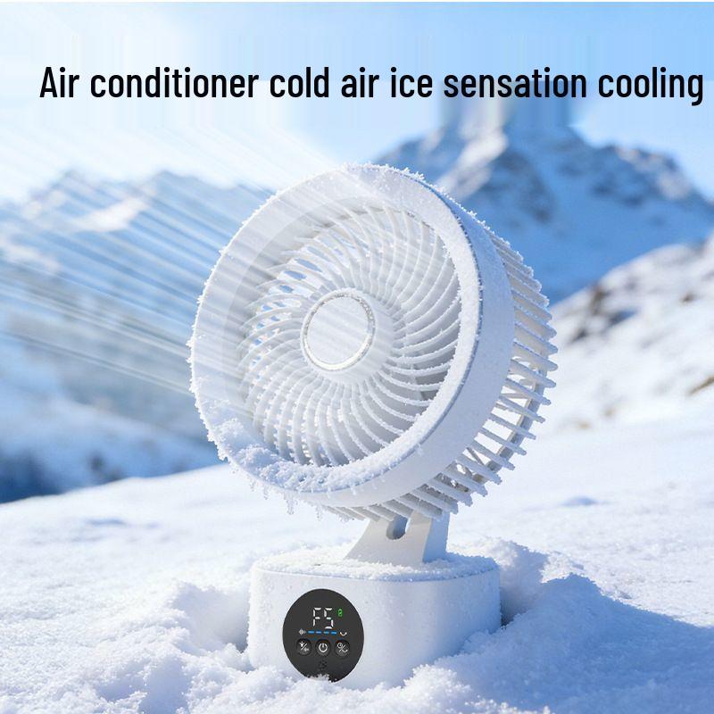 AI Smart Desktop Voice-Activated Air Circulation Electric Fan Default