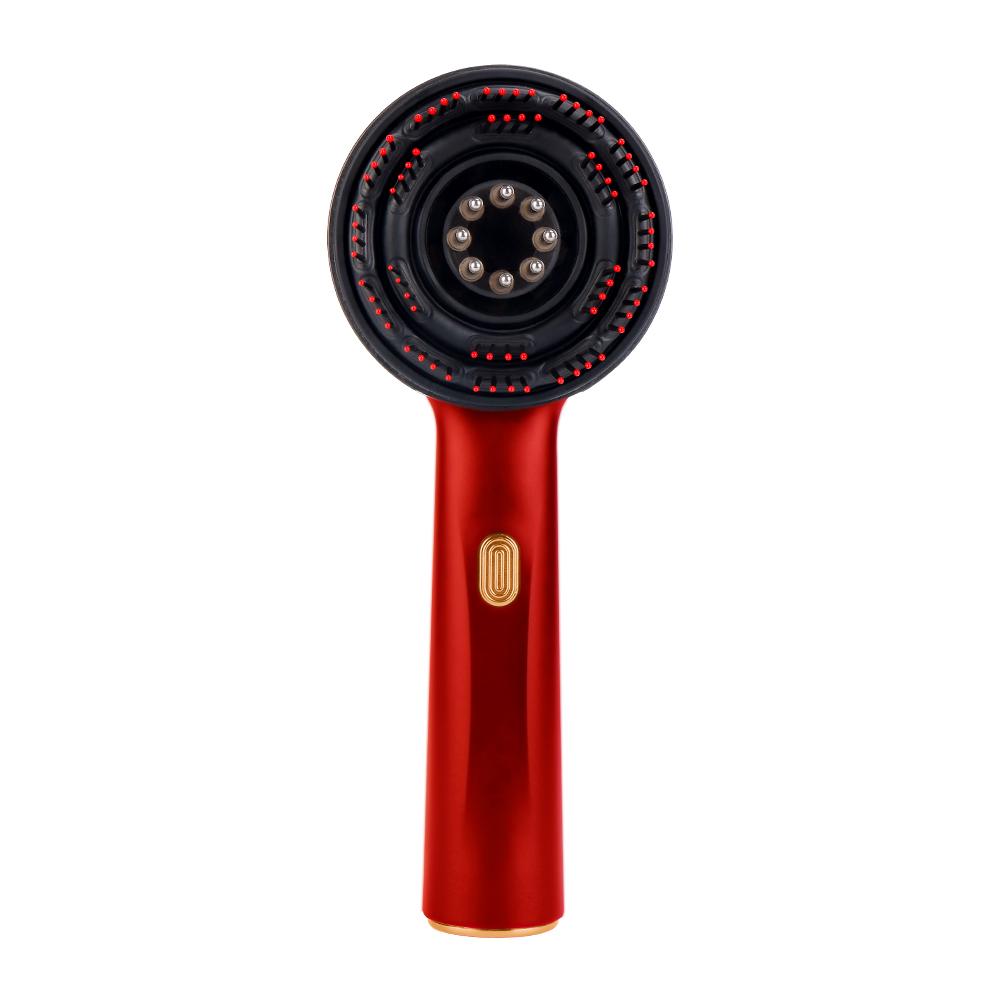 Electric Massage Comb Vibration Red Light Therapy Hair Growth Massage Scalp Massage Brush Anti Hair Loss Liquid Oil Applicator
