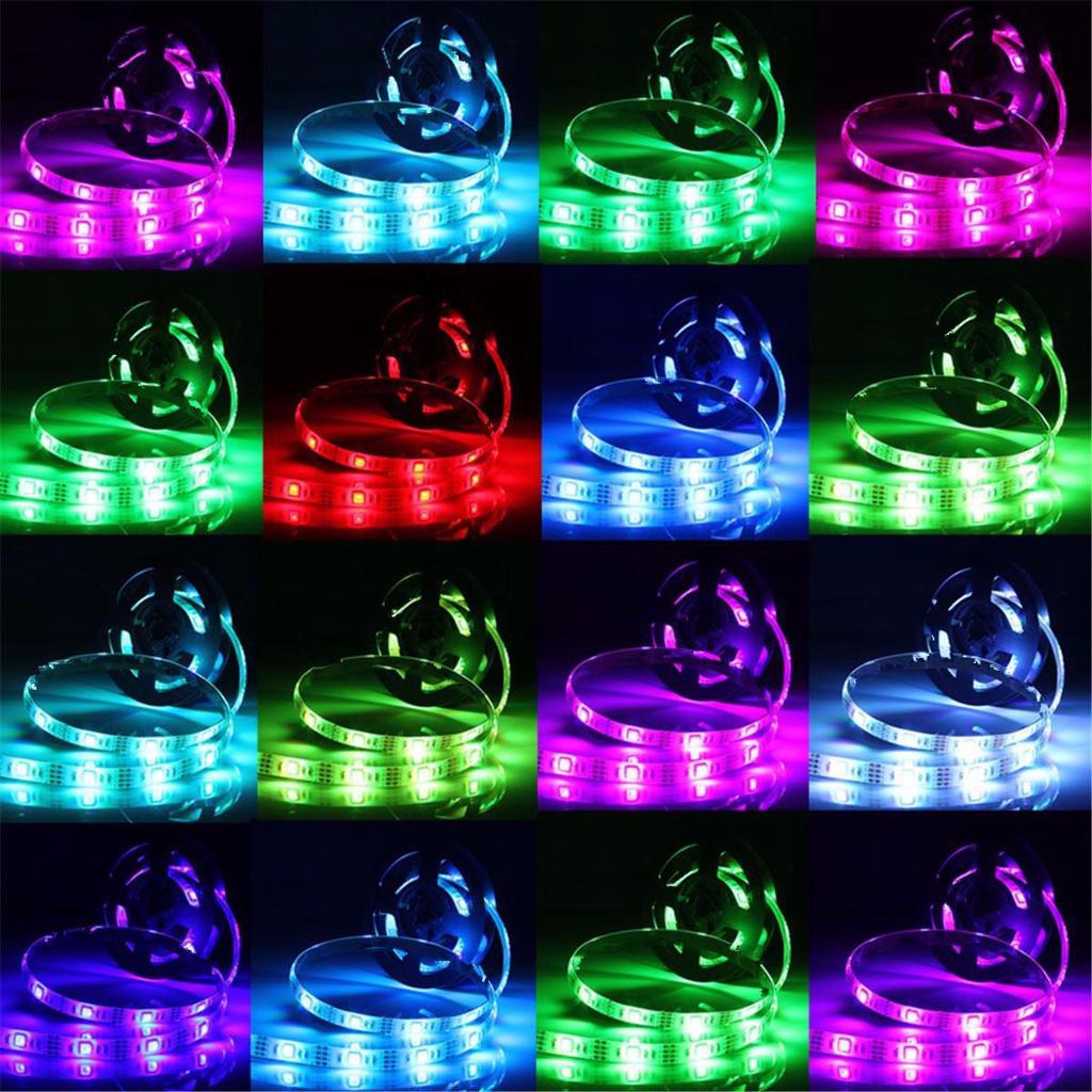 Buy 50/100/150/200cm Multicolour USB RGB/Static LED Strip Light TV Background Lighting With IR