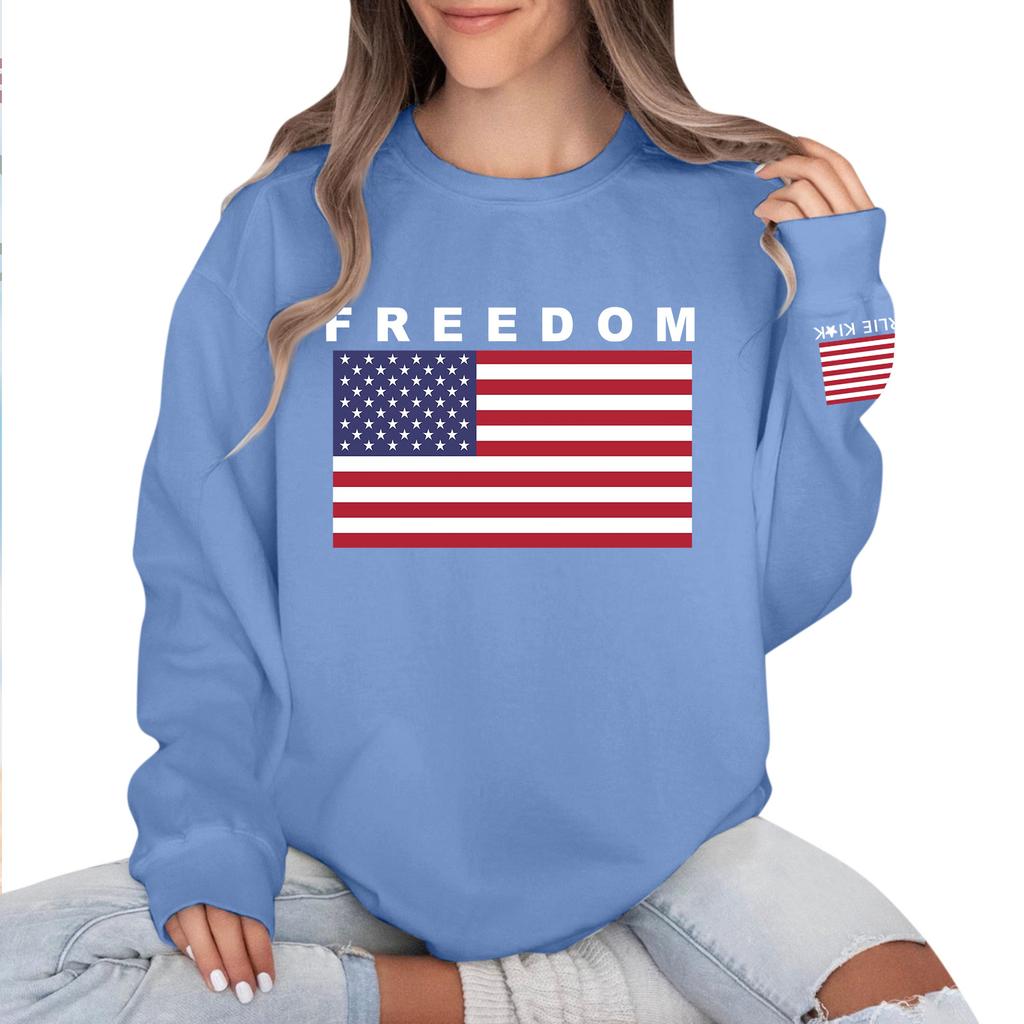 Women's Colorblock Sweatshirt Long Sleeve Round Neck Casual Comfortable Loose Lightweight Women's Sweatshirtt