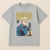 Jujutsu Kaisen Nanami Kento Unisex Pure Cotton Tshirt 2026 Summer Hot Anime Print Round Neck Loose Family Short Sleeved Top