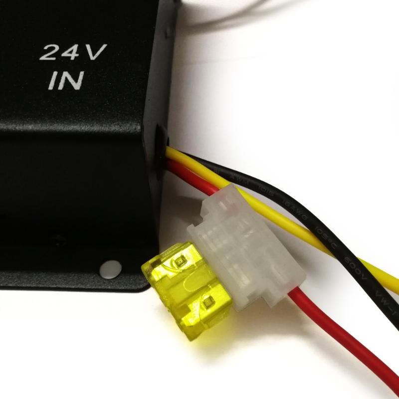 Truck Voltage Converter 45A, Efficient 24V To 12V Power Adapter With Safety Features For Vehicle Electronics Equipment