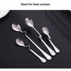 Coffee Spoon Ice Cream Milk Drink Stirring Scoops Teaspoons Home Bar Cafe Hotel Party Kitchen Tableware Cutlery