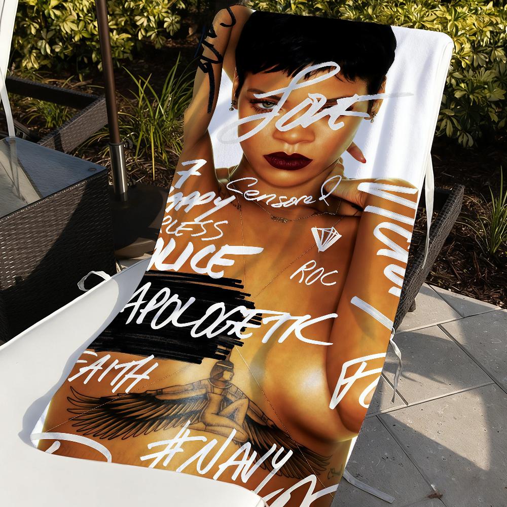 Singer R-Rihanna-S Towel Sports Quick Dry Travel Camping Gear Sandproof Soft Light Large Beach Towel