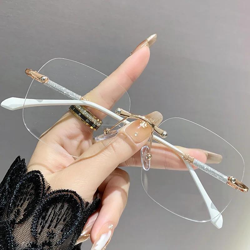 Ochelari de miopie fotocromici Femei Rame pătrate Lumină anti-albastră Ochelari de vedere Vintage Ochelari optici Femei cu pentru Casual