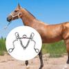 Stainless Steel Horse Bit Copper Mouth for Horse Training Mouth Length