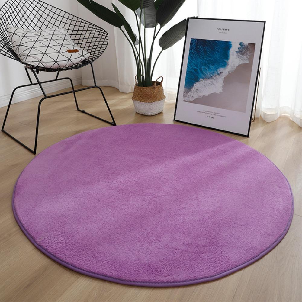 Soft Plush Living Room Rugs Non Slip Furry Carpet Round Carpet  For Living Room Home Decor Bedroom
