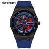 SANDA 1162 Men's Trendy Waterproof Rotating Wheel Quartz Watch