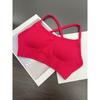 Cross-Back Beauty Back Sports Bra with Shockproof Support for Fitness, Yoga, and Training for Women