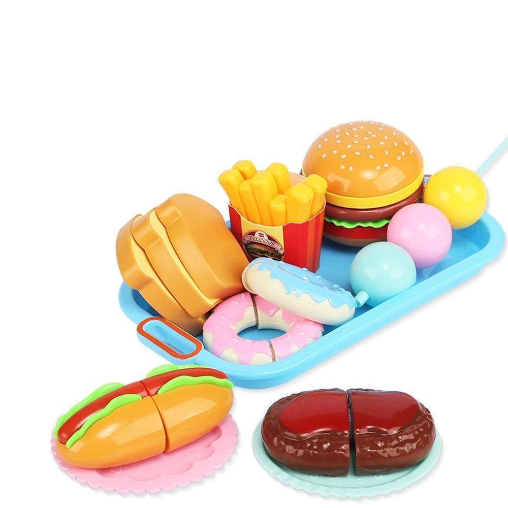 Classic Toys Cutting Food Play House Cutting Food Toys Plastic Food Toy Kitchen Toys Cutting Fruit