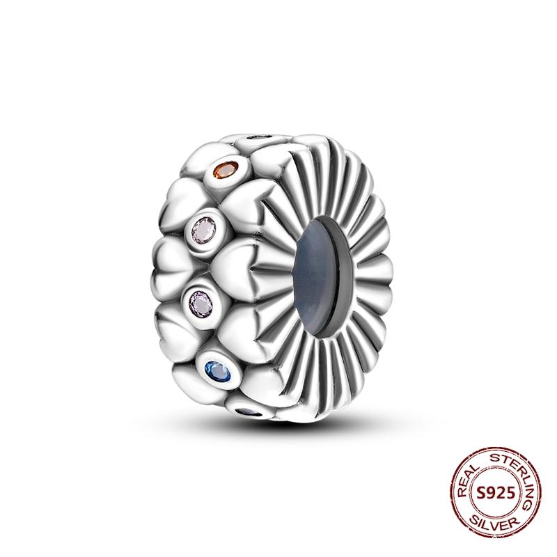 Copper Buckle Copper Charm Blue Star Moon Bead Butterfly Suitable For Original Bracelet Zircon Fine Diy Jewelry