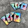 Multicolor Creative Cartoon Playing Card Decals for Cars & Motorcycles