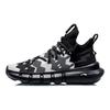 Neil Barrett X Li Ning Essence 2.3 Vintage Basketball Shoes Women's Mid top Black/White AGBQ128-2