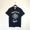 Vintage Motorhead T-Shirt Black Mens Small Graphic Print Band Tee Double Sided