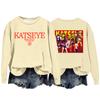 Women's Fashion Casual Long Sleeve Loose Printed Sweatshirt