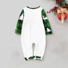 Christmas Print Neck Long Sleeve and Pants Matching Family Loungewear Set