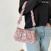 Flower Pleated Cloud Bag Women's Bag Summer New Temperament Chain Shoulder Bag Fashion Messenger Cloth Bag Bag