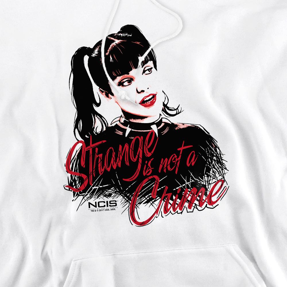 NCIS Mens Strange Is Not A Crime Hoodie