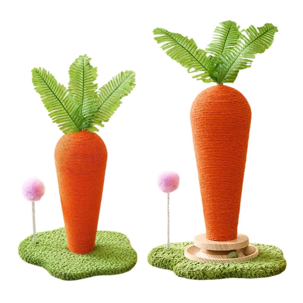 Creative Carrot Cat scratcher Sisal Claw Board Wearable Cat Tree Scratching Post for Cat Tower Unique House Toy Supplies For Pet