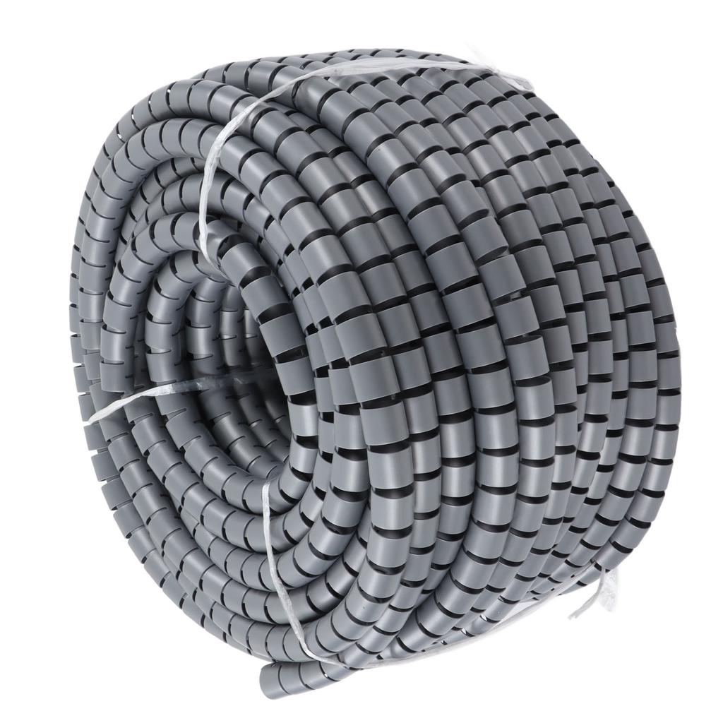 Spiral-Kabelbinder PE-Kabelschutz Flexible Drahtwickelhülse Schutzhülle für Haushaltsgeräte 22mm 0.87in DURCHMESSER 50m