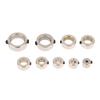 10Pcs Lead Screw 304 Stainless Lock Collar Block Ring Axis Sleeve Bore 2/3/4/5/6/7/8/10/12Mm For Diy 3D Printer Cnc Router