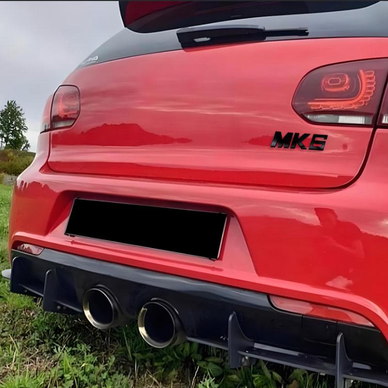 CJOZW1 3D Metal Car Trunk Sticker Compatible For VW Golf MK5 MK6 MK7 MK7.5 MK8 - Automotive Body Modification Accessory