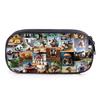 Hot Sales Italian Brainrot Print Layered Pencil Case Quality 2D Flat Cartoon Pen Bag Best Gift for Boys/Girls School Supplies