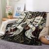 1Pc Butterfly Print Flannel Blanket, High quality Comfortable for All Seasons, Home Decor, Warmth and Comfort, Perfect for Christmas Gifts W111