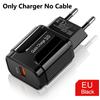 18w Quick Charger 3.0 USB Charger Type C Cable For OPPO A93 A83 A73 A53 A32 A72 A91 A92S Realme F17 7 6 5 Pro USB C Fast Charger