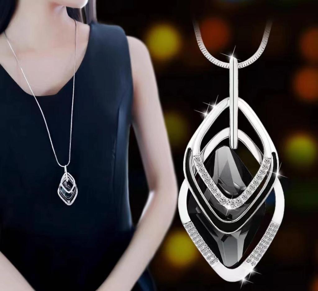 Elegant Cross-Border Sweater Chain: Luxury Women's Long Necklace - Versatile, Chic Autumn/Winter Accessory