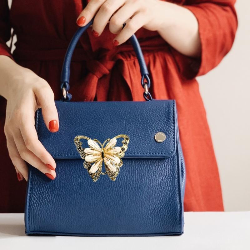 Bowknot Bag Buckle Bag Decorative Buckle Fashion Butterfly Trim Bag Buckle Metal Decorative Bag Buckle Bag Accessories