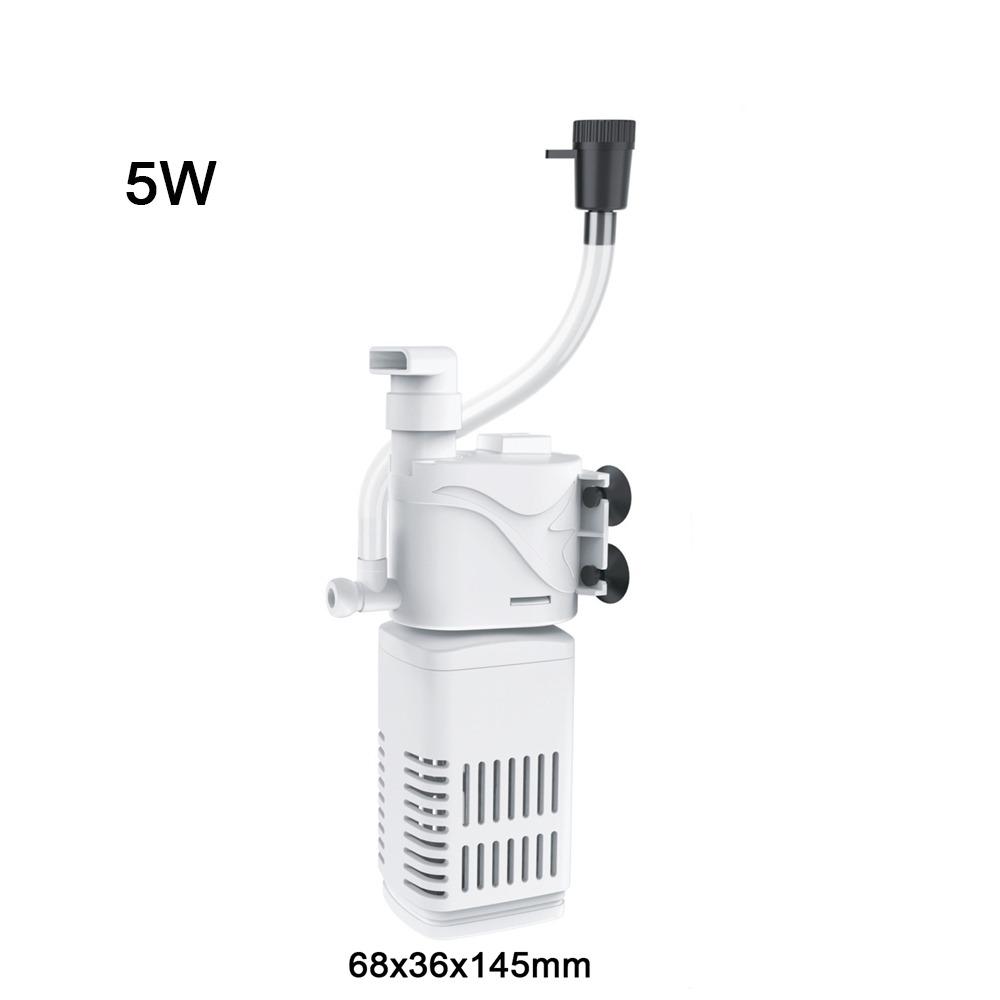Silent 3 in 1 Aquarium Filter Plastic Aquarium Water Purifier Fish Tank Filter  for Fish Tank