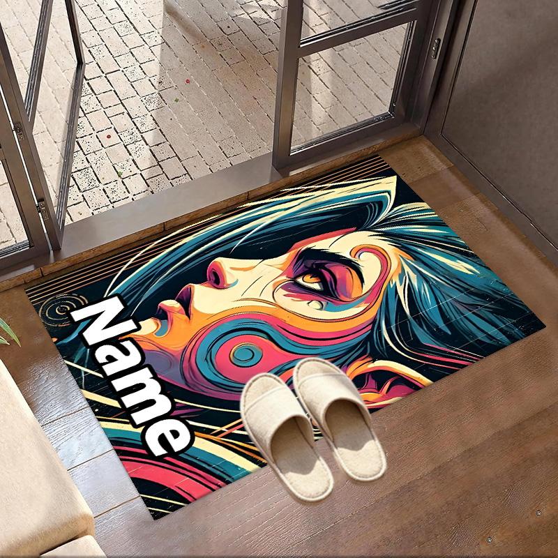 Custom Name Personalized Jinx Print Carpet, Versatile Home Decor Rug, for Playroom, Apartment, Balcony, Entryway, Hallway Gift
