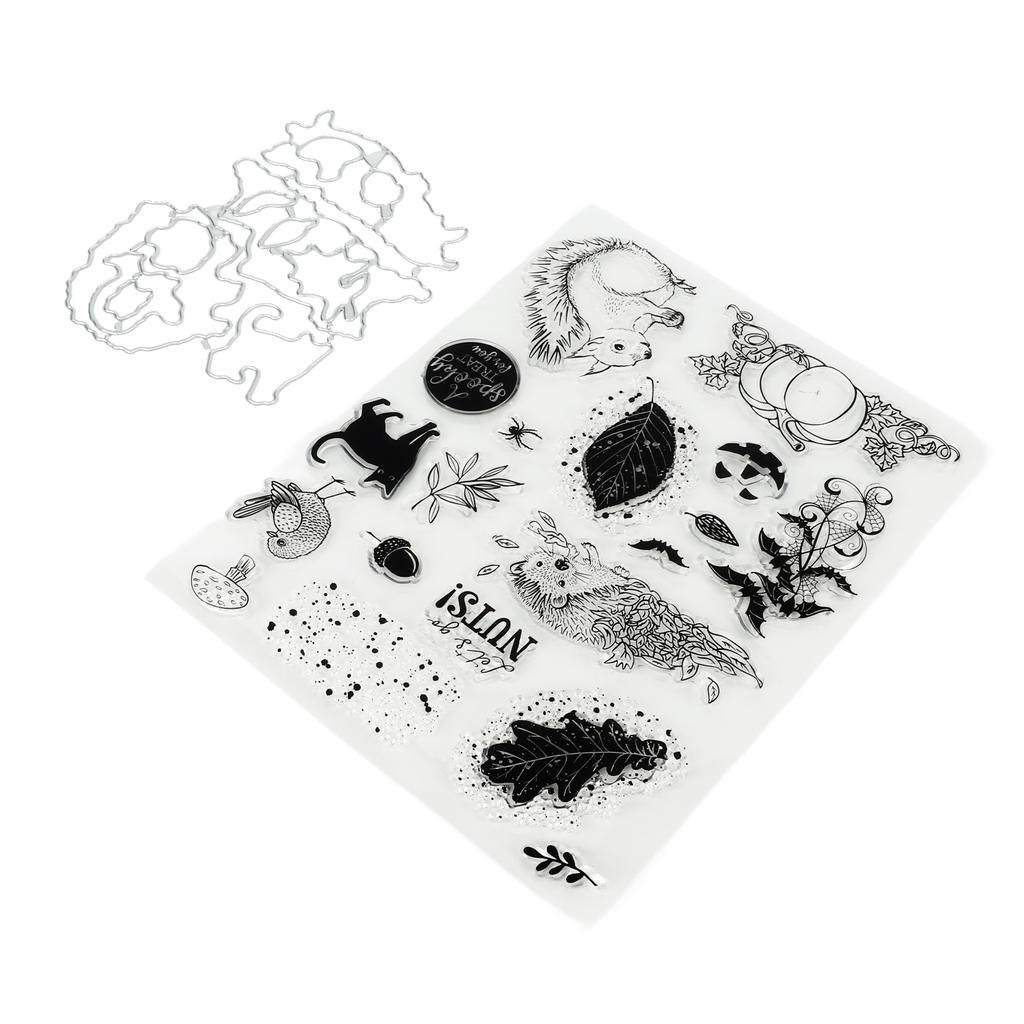 Clear Stamp Animals Plants Theme Safe Skin Friendly Reusable  Easy  Transparent Stamp wi