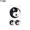 Trigram Animal Temporary Fake Tattoo Sticker Body Art avtagbar dekal