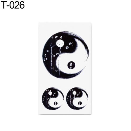 Trigram Animal Temporary Fake Tattoo Sticker Body Art avtagbar dekal