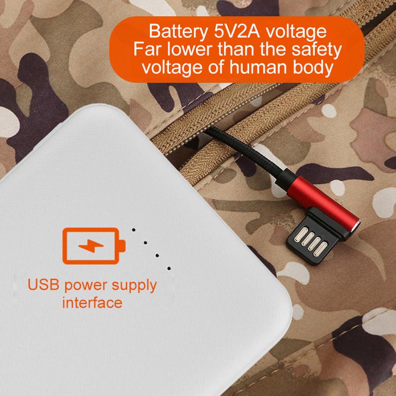 Zimní elektrická vyhřívací bunda Muži Ženy USB Chytré vyhřívané bundy s kapucí Teplo Myslivecká kombinéza Turistické vesty Tepelné oblečení