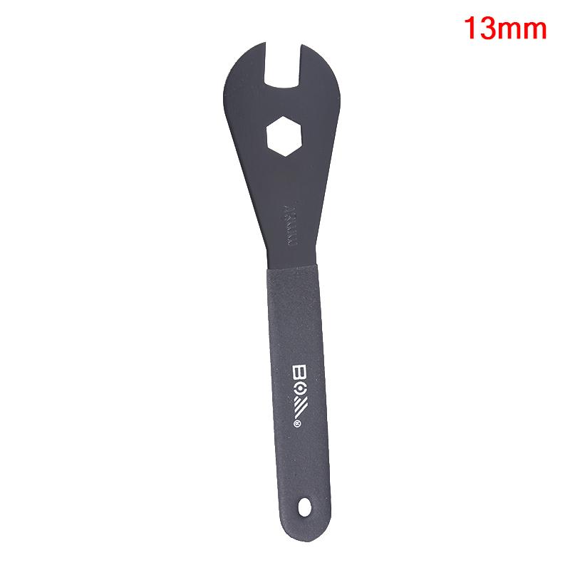 Carbon Steel Bicycle Spanner Wrench Spindle Axle Bicycle Bike Repair Tool Fit for 13mm 14mm 15mm 16mm 17mm 18mm Cone